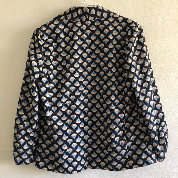 Cropped Patterned Blazer - Picture 2 of 8